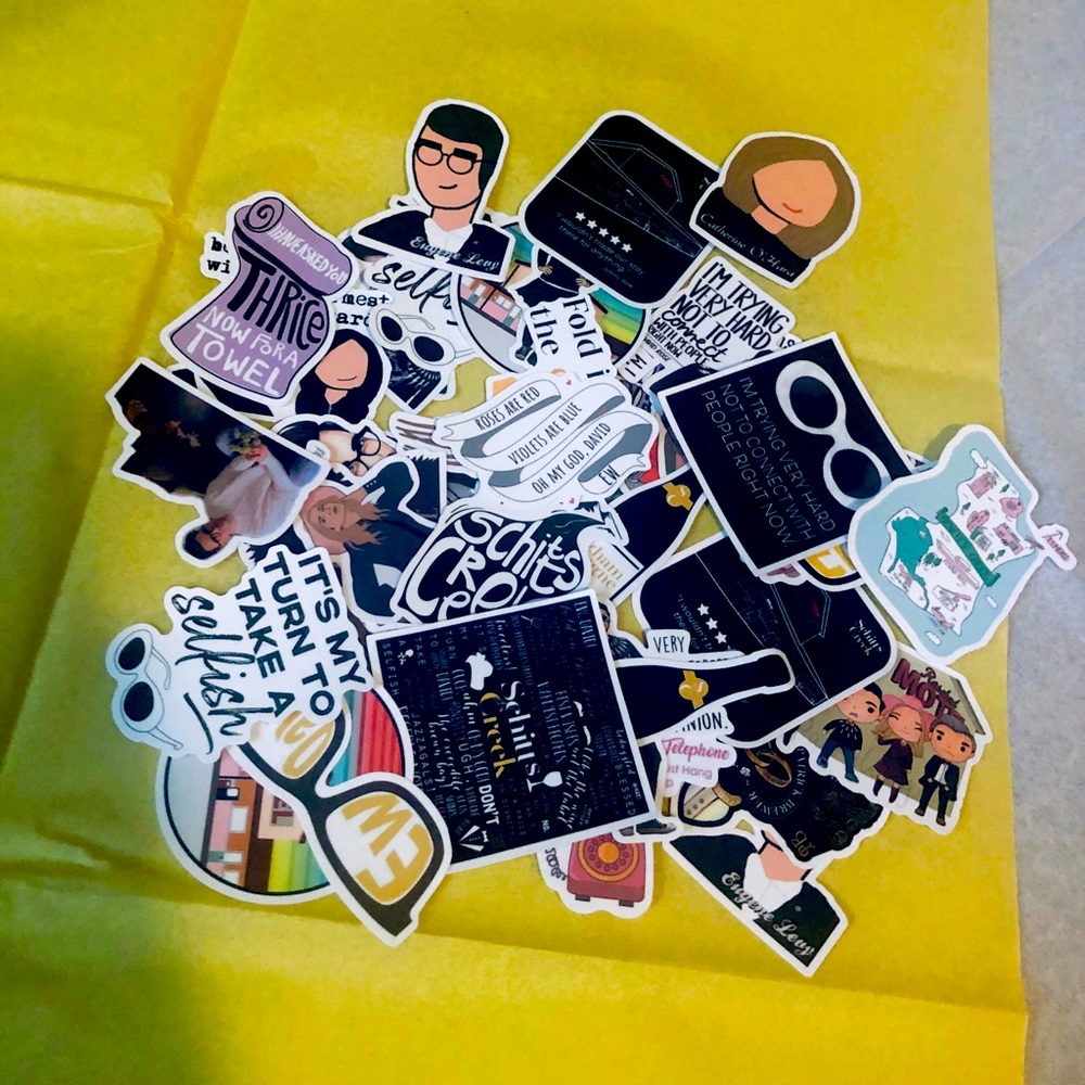 Schitts Creek Themed Stickers